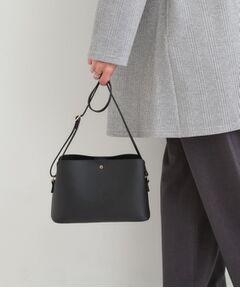 SHOO・LA・RUE / シューラルー ショルダーバッグ | 一枚革風3層ショルダーバッグ