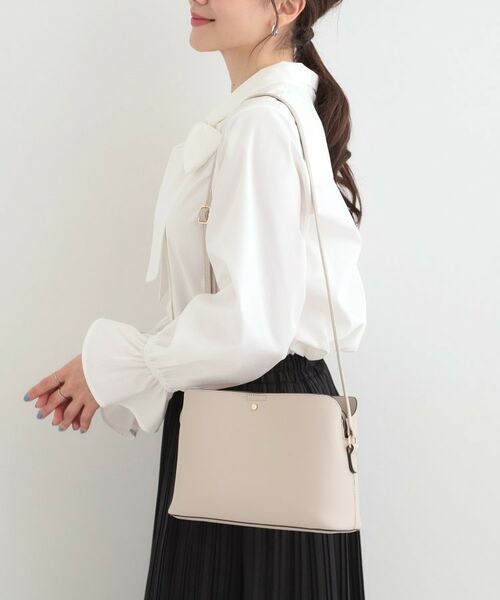 SHOO・LA・RUE / シューラルー ショルダーバッグ | 一枚革風3層ショルダーバッグ | 詳細5