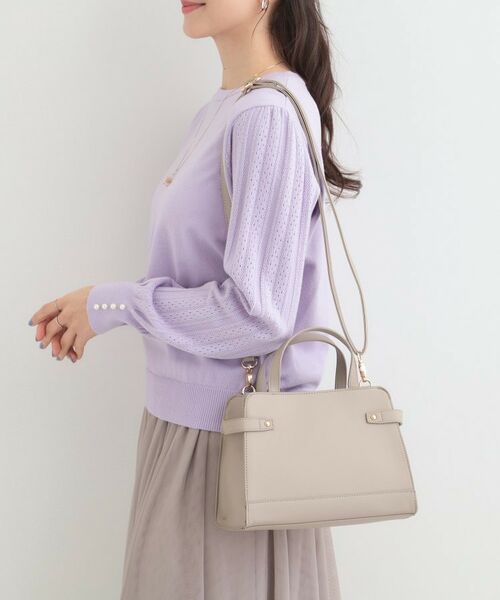 SHOO・LA・RUE / シューラルー ショルダーバッグ | サイドベルトデザインショルダーバッグ | 詳細1