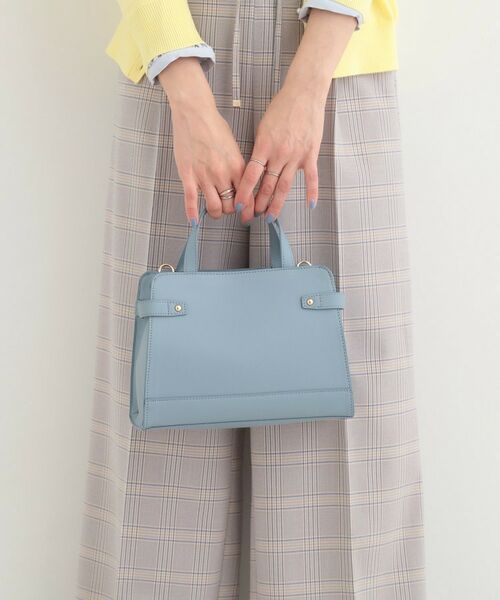 SHOO・LA・RUE / シューラルー ショルダーバッグ | サイドベルトデザインショルダーバッグ(ブルー(092))