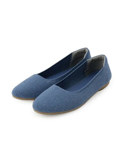 SHOO・LA・RUE / シューラルー パンプス | 【NEW】洗えてサラサラニットパンプス（ブルー(092)）