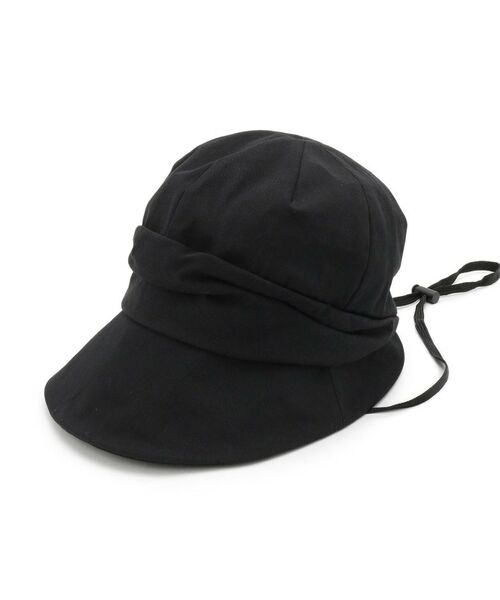 SHOO・LA・RUE / シューラルー ハンチング・キャスケット・ベレー帽 | 顔回りすっぽりキャスケット（ブラック(019)）