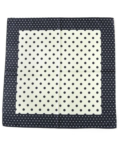 SHOO・LA・RUE / シューラルー バンダナ・スカーフ | プリントスカーフ（65×65cm）（ネイビー(494)）