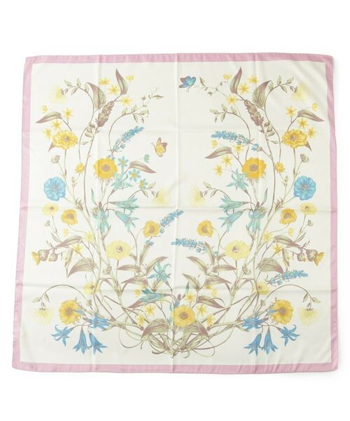 SHOO・LA・RUE / シューラルー バンダナ・スカーフ | 大判プリントスカーフ（88×88cm）（ピンク(471)）