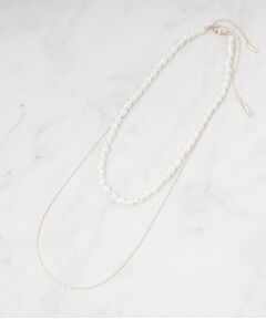 SHOO・LA・RUE / シューラルー ネックレス・ペンダント・チョーカー | 【3WAY】フェイクパールネックレス