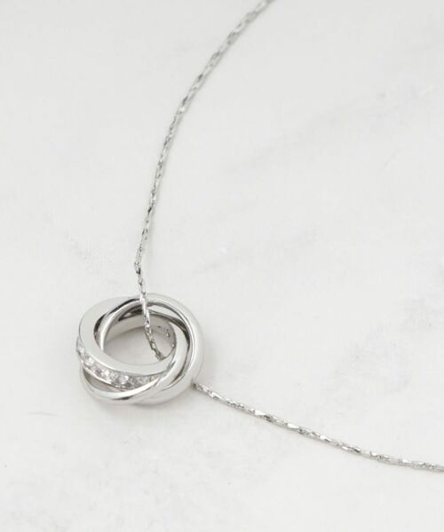 SHOO・LA・RUE / シューラルー ネックレス・ペンダント・チョーカー | 【2WAY】キラキラリングネックレス（シルバー(006)）