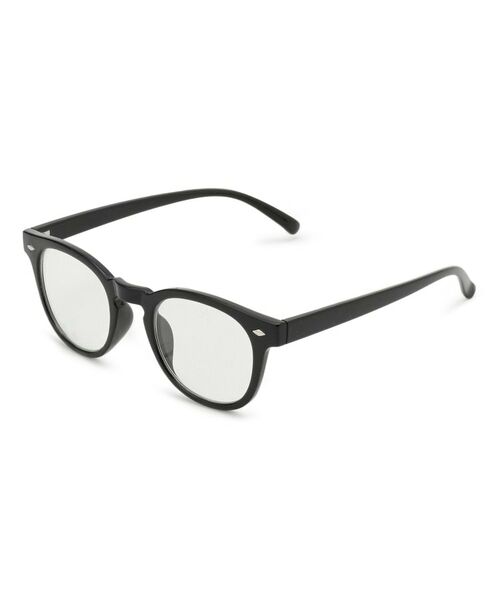 SHOO・LA・RUE / シューラルー サングラス・メガネ | 【ブルーライトカット】ベーシックフレームメガネ（ブラック(019)）