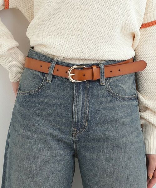 SHOO・LA・RUE / シューラルー ベルト・サスペンダー | シンプル牛革ベルト（3cm巾） | 詳細5
