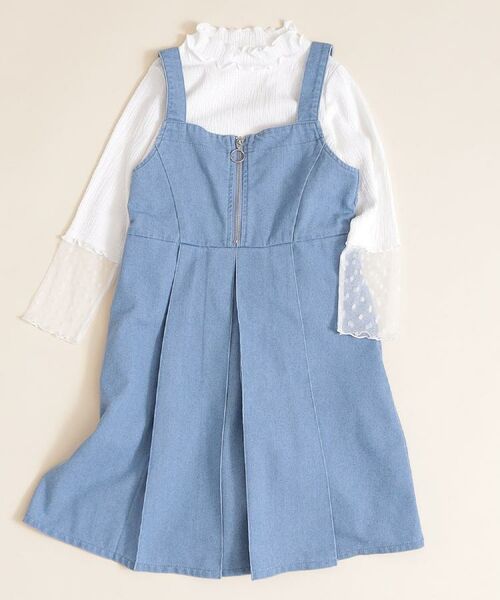 SHOO・LA・RUE / シューラルー カットソー | 【100-150cm】袖チュールフリルネックインナー | 詳細9