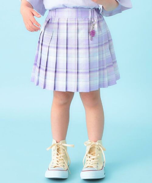 SHOO・LA・RUE / シューラルー ミニ・ひざ丈スカート | 【100-150cm】ラメプリーツスカート | 詳細11
