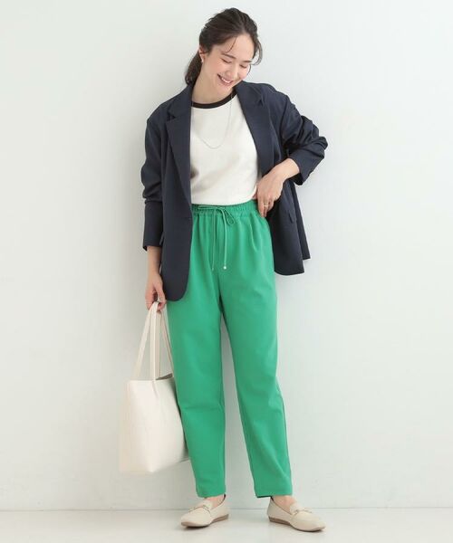 SHOO・LA・RUE / シューラルー ニット・セーター | 【洗濯機可/S-LL/アンサンブル可】すっきりと好印象 配色クルーネックニット | 詳細28