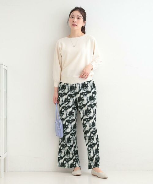 SHOO・LA・RUE / シューラルー ニット・セーター | 【洗濯機可/S-LL】さらりと軽やか インせず着られる すっきり見えドルマンニット | 詳細24