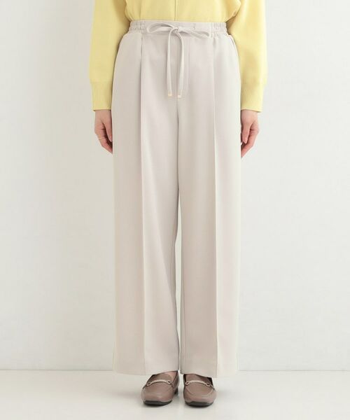 SHOO・LA・RUE / シューラルー パンツ | 【S-LL/着丈選べる/洗濯後しわになりにくい】スマートに見えるイージーワイドパンツ | 詳細22