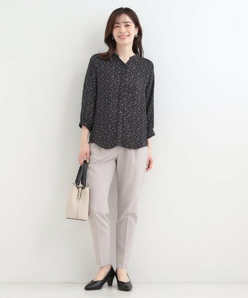 SHOO・LA・RUE / シューラルー パンツ | 【SS-LL/洗濯機可/UV】洗濯後しわになりにくい 2タックテーパードパンツ | 詳細29