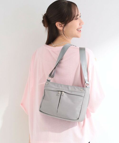 SHOO・LA・RUE / シューラルー ショルダーバッグ | 【撥水】8ポケットショルダー（グレー(012)）