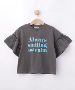 SHOO・LA・RUE / シューラルー カットソー | 【100-150cm】フリルロゴTシャツ