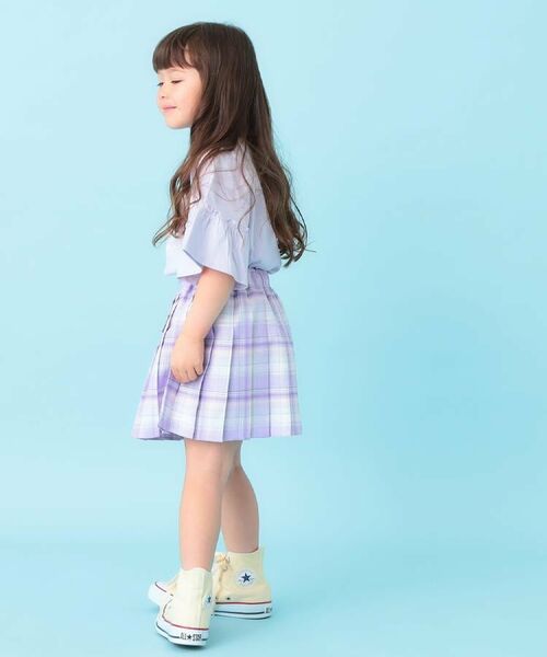 SHOO・LA・RUE / シューラルー カットソー | 【100-150cm】フリルロゴTシャツ | 詳細14