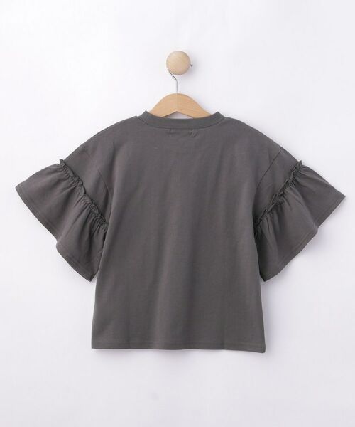 SHOO・LA・RUE / シューラルー カットソー | 【100-150cm】フリルロゴTシャツ | 詳細2