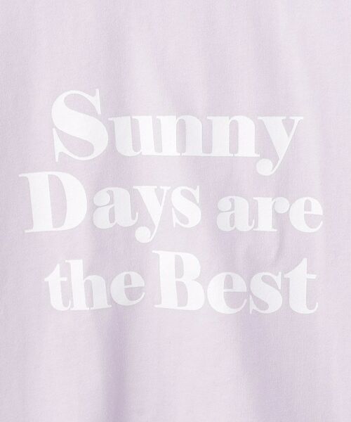 SHOO・LA・RUE / シューラルー カットソー | 【100-150cm】フリルロゴTシャツ | 詳細7