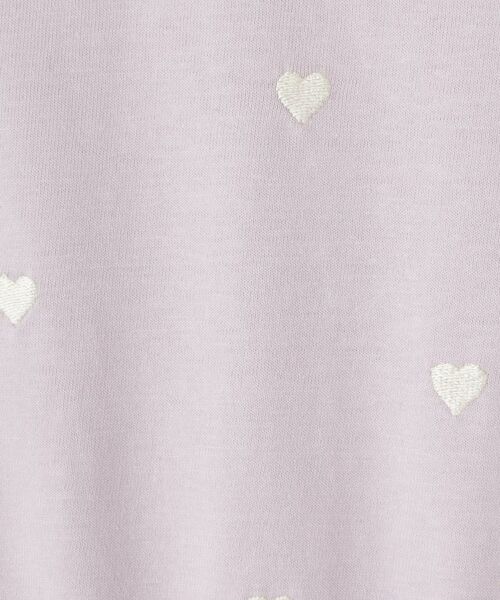 SHOO・LA・RUE / シューラルー Tシャツ | 【100-150cm】裾フリルハート刺繍Tシャツ | 詳細8