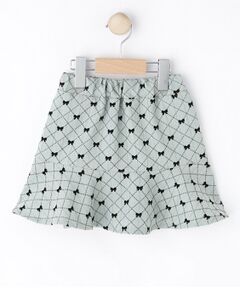 【100-140cm】フロッキーリボンスカート