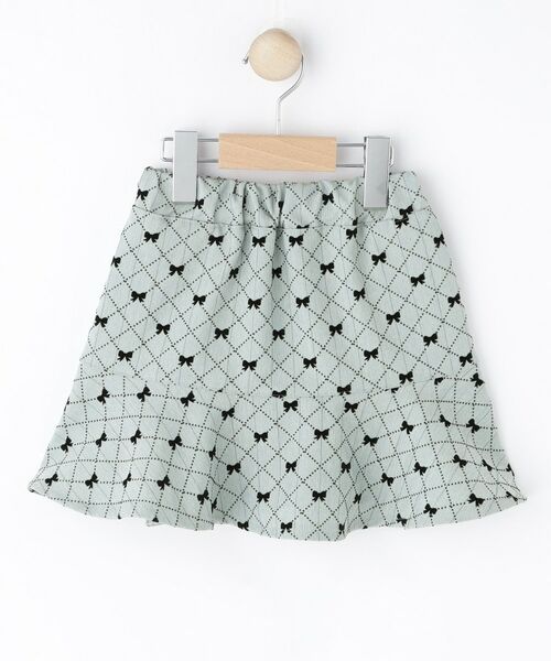 SHOO・LA・RUE / シューラルー ミニ・ひざ丈スカート | 【100-140cm】フロッキーリボンスカート | 詳細1