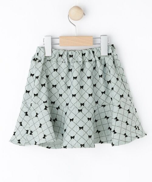 SHOO・LA・RUE / シューラルー ミニ・ひざ丈スカート | 【100-140cm】フロッキーリボンスカート | 詳細2