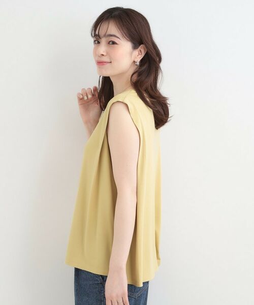 SHOO・LA・RUE / シューラルー カットソー | 【UVカット、接触冷感】とろみタックノースリーブトップス | 詳細10