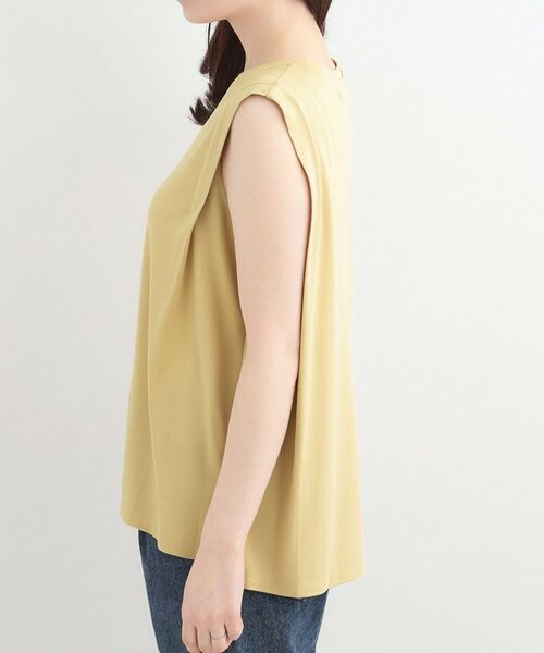 SHOO・LA・RUE / シューラルー カットソー | 【UVカット、接触冷感】とろみタックノースリーブトップス | 詳細18