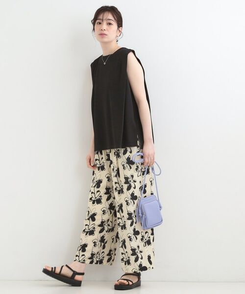 SHOO・LA・RUE / シューラルー カットソー | 【UVカット、接触冷感】とろみタックノースリーブトップス | 詳細7