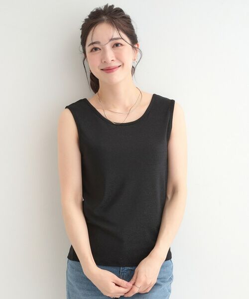 SHOO・LA・RUE / シューラルー キャミソール・チューブトップ | 【前後2WAYネック】ラメタンクトップ | 詳細18
