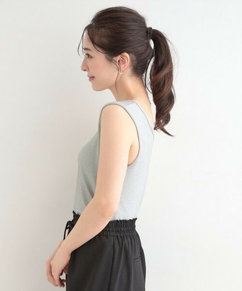SHOO・LA・RUE / シューラルー キャミソール・チューブトップ | 【前後2WAYネック】ラメタンクトップ | 詳細2
