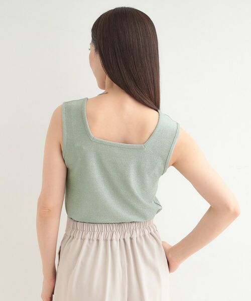 SHOO・LA・RUE / シューラルー キャミソール・チューブトップ | 【前後2WAYネック】ラメタンクトップ | 詳細26