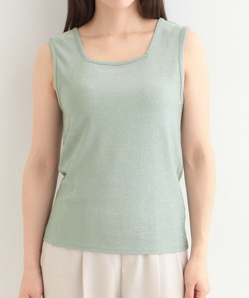 SHOO・LA・RUE / シューラルー キャミソール・チューブトップ | 【前後2WAYネック】ラメタンクトップ | 詳細29