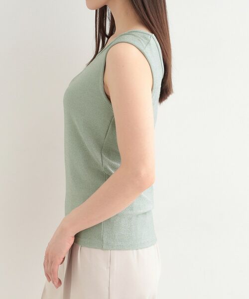 SHOO・LA・RUE / シューラルー キャミソール・チューブトップ | 【前後2WAYネック】ラメタンクトップ | 詳細30