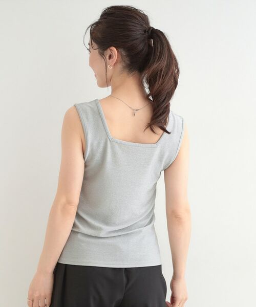 SHOO・LA・RUE / シューラルー キャミソール・チューブトップ | 【前後2WAYネック】ラメタンクトップ | 詳細5