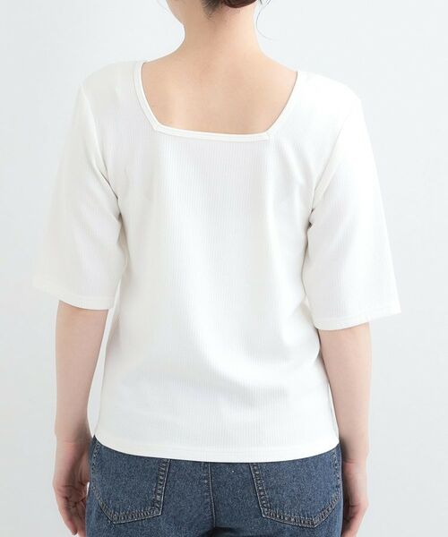 SHOO・LA・RUE / シューラルー カットソー | 【ネックアソート】裏ひんやりテレコ5分袖トップス | 詳細25
