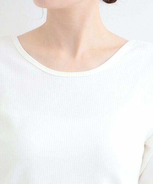 SHOO・LA・RUE / シューラルー カットソー | 【ネックアソート】裏ひんやりテレコ5分袖トップス | 詳細26