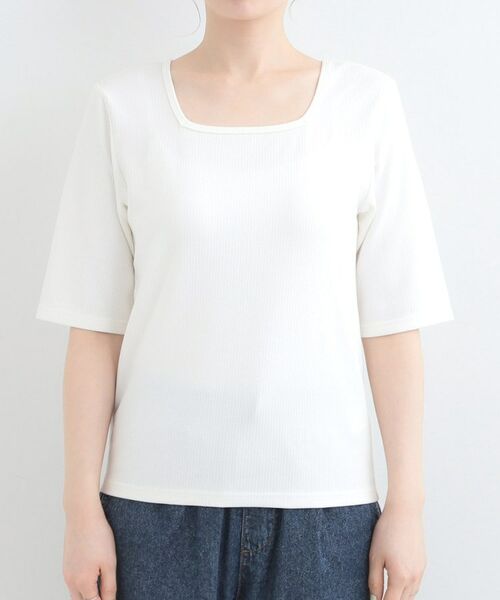 SHOO・LA・RUE / シューラルー カットソー | 【ネックアソート】裏ひんやりテレコ5分袖トップス | 詳細29