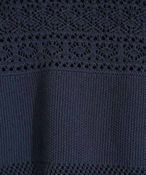 SHOO・LA・RUE / シューラルー ニット・セーター | 軽やかきれい見え 透かし柄ニット | 詳細12