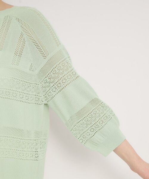 SHOO・LA・RUE / シューラルー ニット・セーター | 軽やかきれい見え 透かし柄ニット | 詳細17