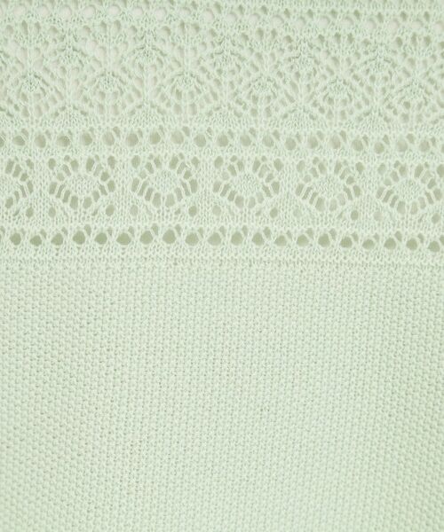 SHOO・LA・RUE / シューラルー ニット・セーター | 軽やかきれい見え 透かし柄ニット | 詳細8