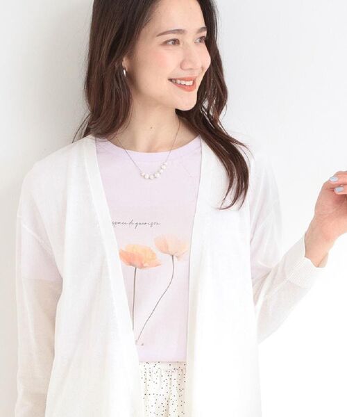 SHOO・LA・RUE / シューラルー Tシャツ | 【綿100%/プチプラ/S-LL】きれいめスタイルにも合わせやすい 大人のプリントTシャツ | 詳細25