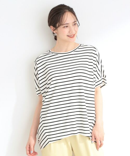 SHOO・LA・RUE / シューラルー カットソー | 【SHOO・ICE/UV】とろみドルマンTシャツ | 詳細14