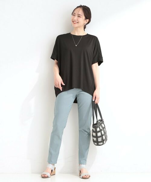 SHOO・LA・RUE / シューラルー カットソー | 【SHOO・ICE/UV】とろみドルマンTシャツ | 詳細3