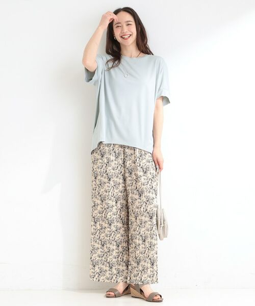 SHOO・LA・RUE / シューラルー カットソー | 【SHOO・ICE/UV】とろみドルマンTシャツ | 詳細9