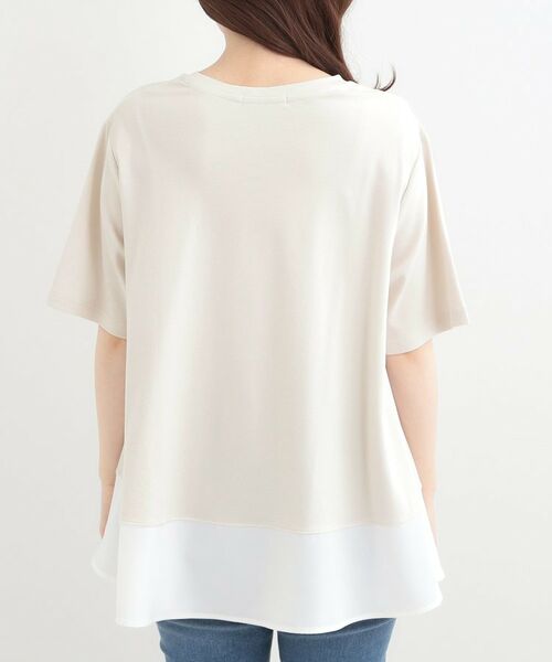 SHOO・LA・RUE / シューラルー カットソー | 【接触冷感、UVカット、抗菌防臭】スムース 裾布帛切り替え | 詳細19