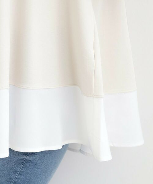 SHOO・LA・RUE / シューラルー カットソー | 【接触冷感、UVカット、抗菌防臭】スムース 裾布帛切り替え | 詳細22