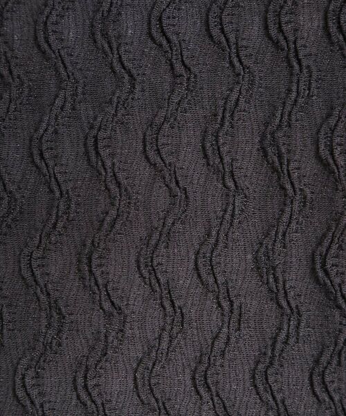 SHOO・LA・RUE / シューラルー カットソー | ◆ウェーブ柄ジャカード パフスリーブトップス | 詳細8