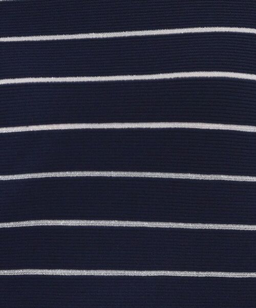 SHOO・LA・RUE / シューラルー ニット・セーター | 【洗える】デコルテがきれいに見えるVネックラメボーダーニット | 詳細16